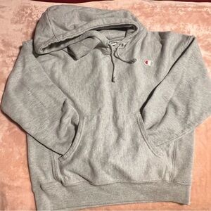 Champion Light Gray Pullover Hoodie